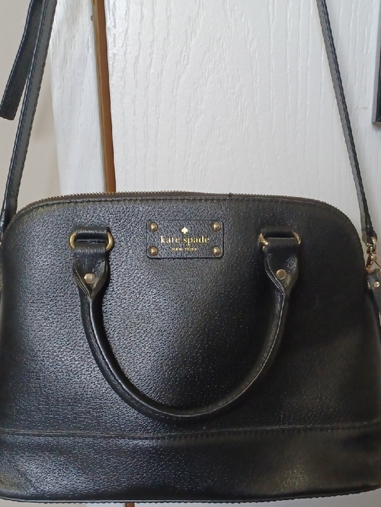 kate spade Handbags - kate spade Black Leather Dome Purse